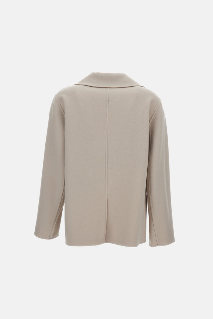 S Max Mara Coats Grey Virgin Wool