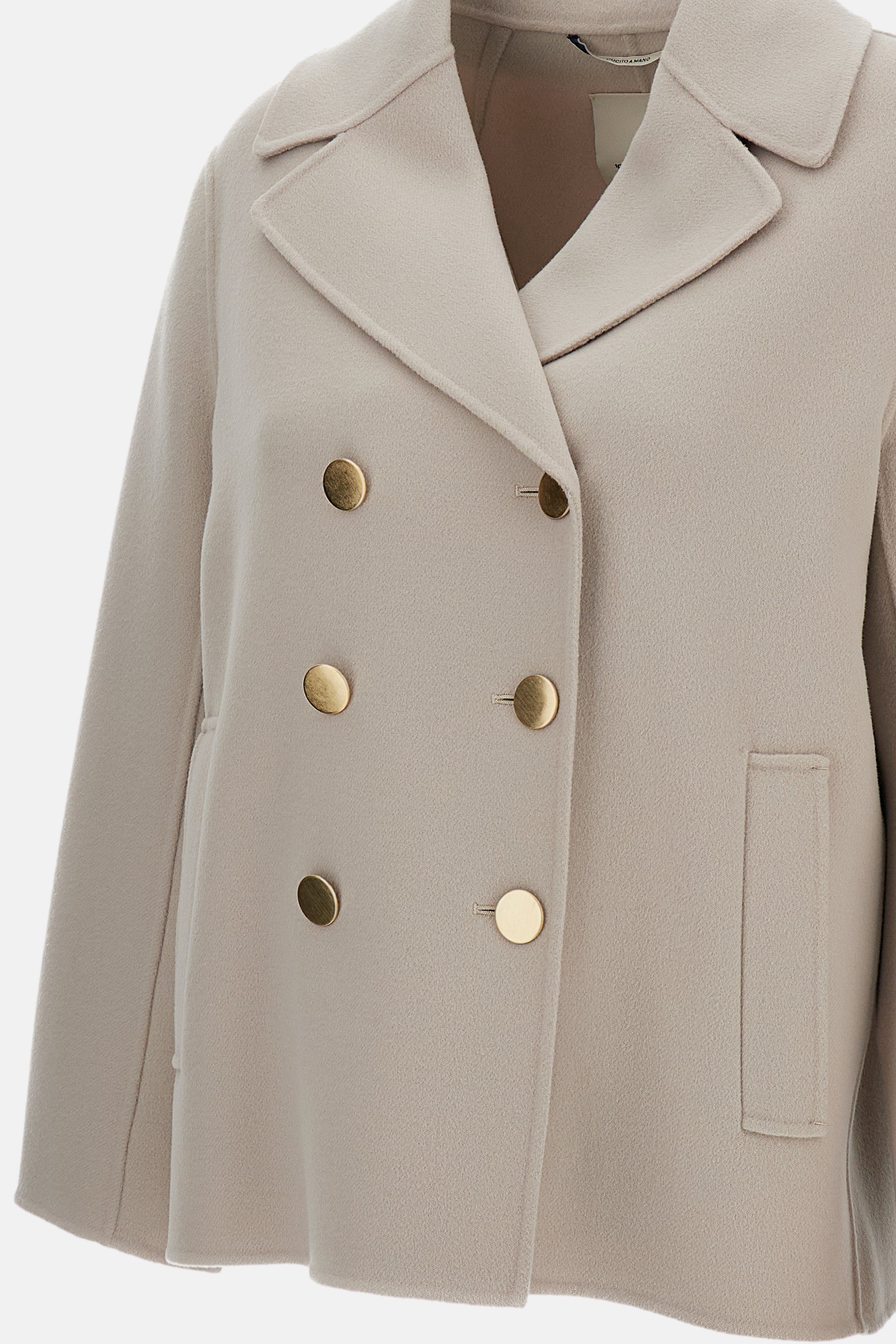 S Max Mara Coats Grey Virgin Wool