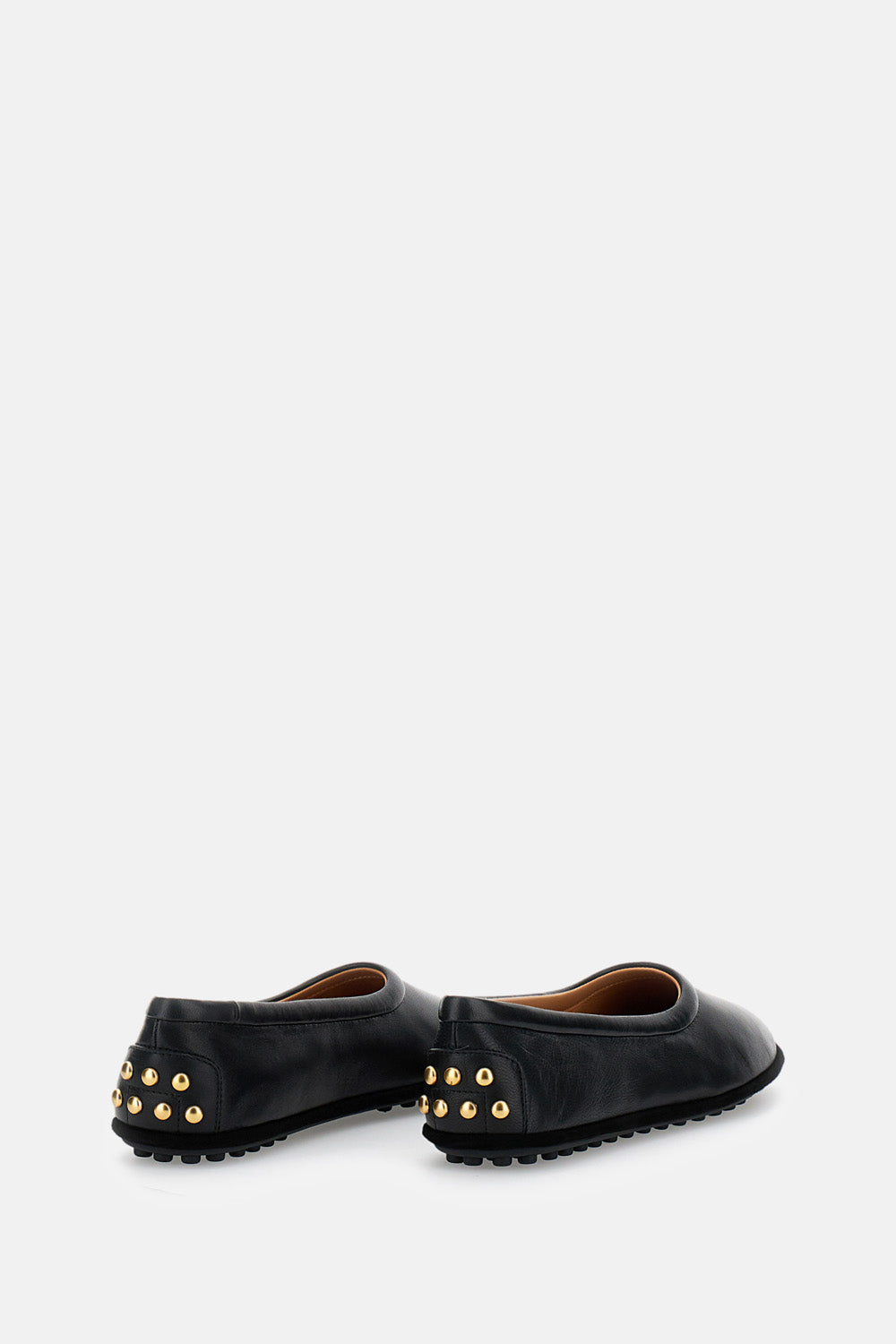 Tods Flat shoes Black Lambskin Goat Leather
