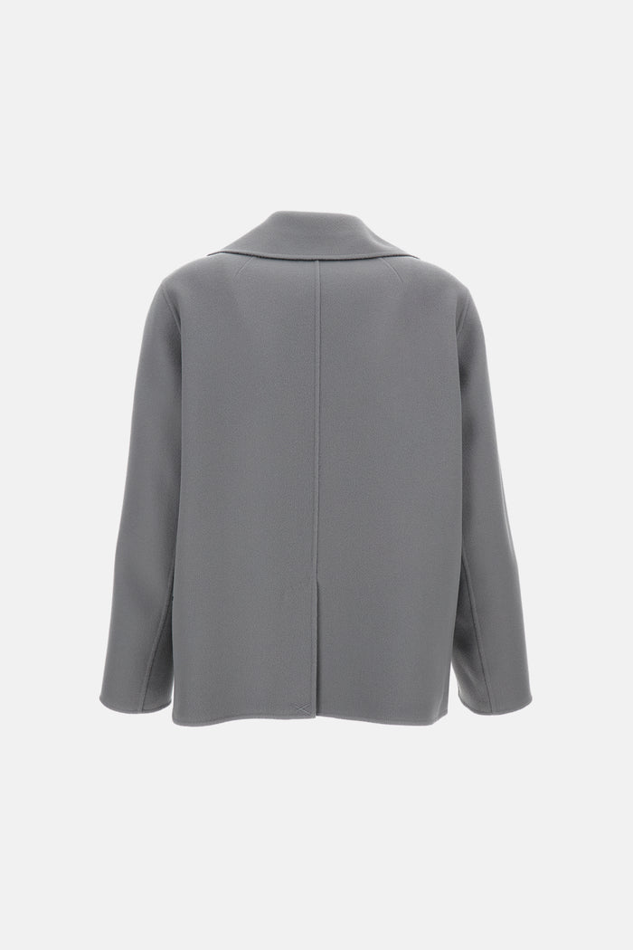 S Max Mara Coats Grey Virgin Wool