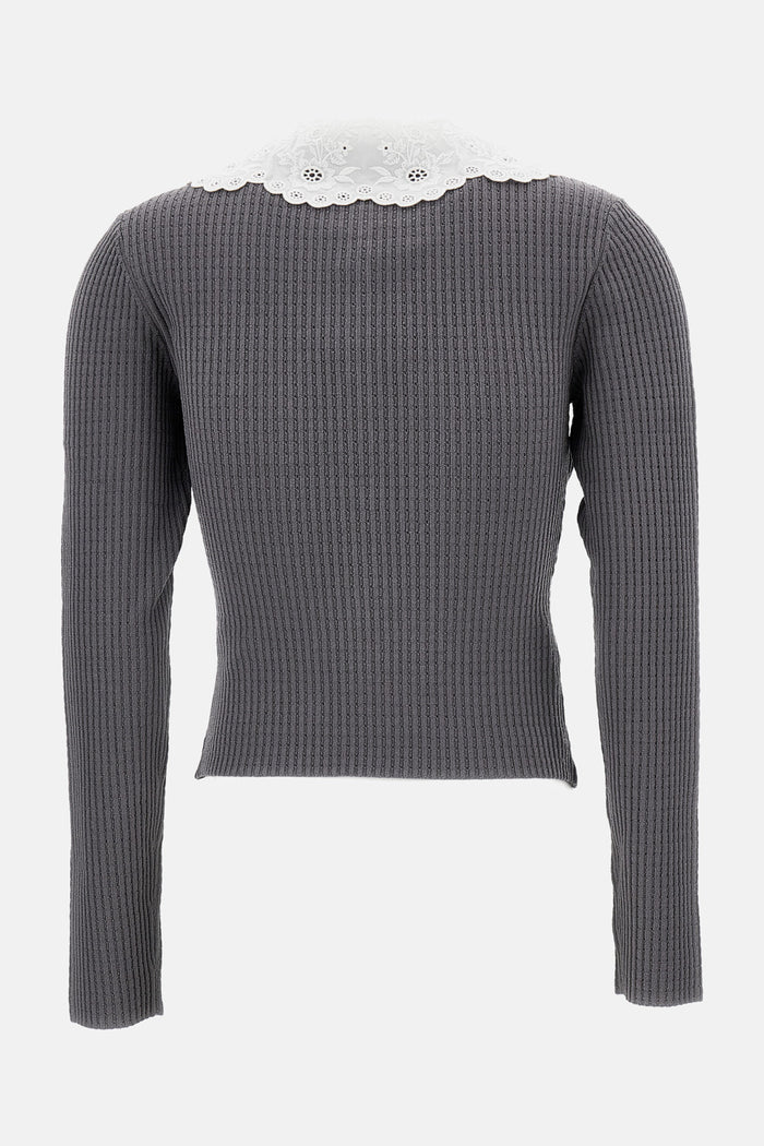 Self-portrait Sweaters Grey Vi Pes Pa Ea