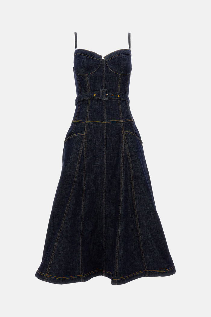 Self-Portrait Dresses Blue Co Pes Ea