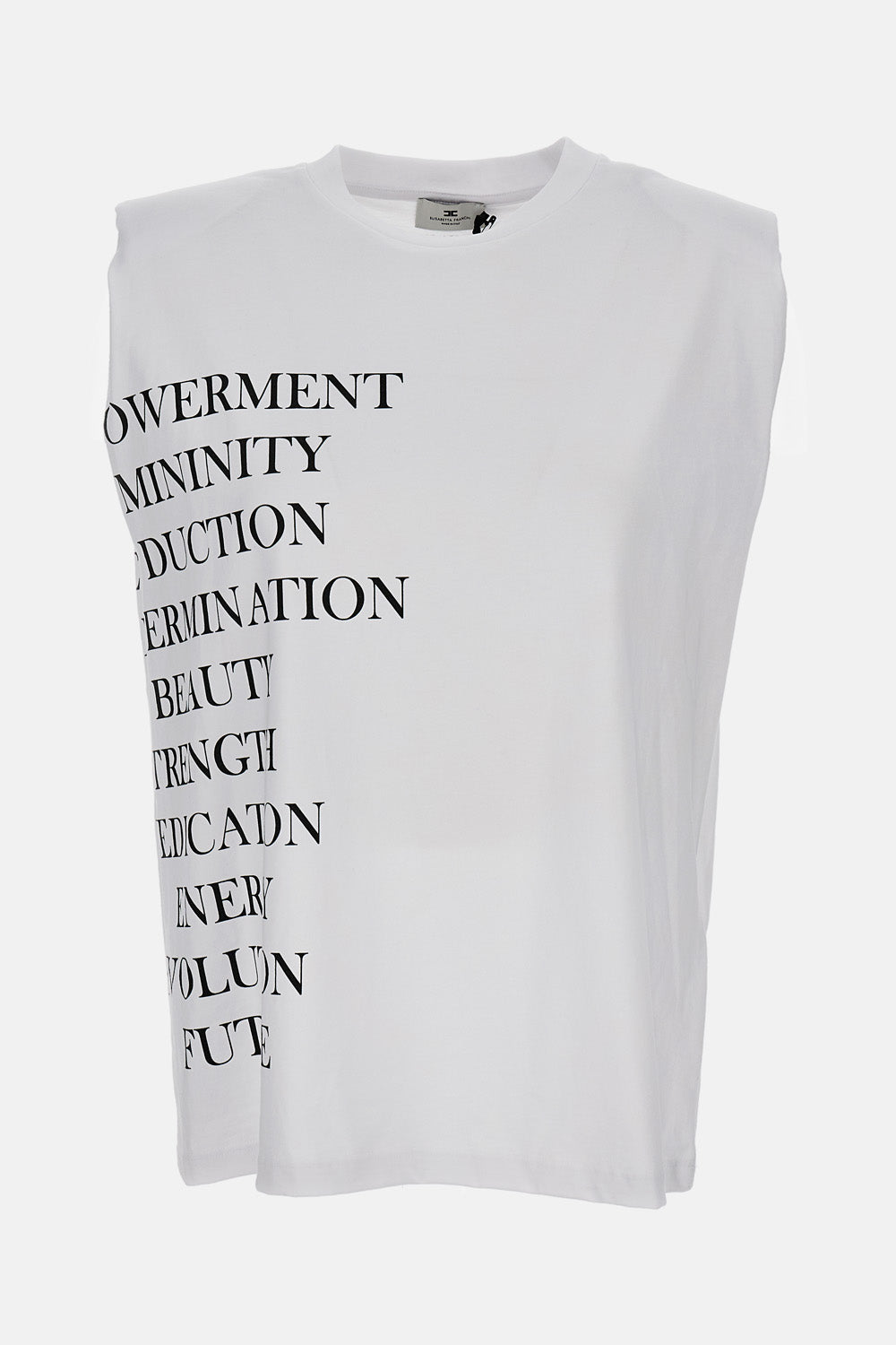 Elisabetta Franchi Top Bianco