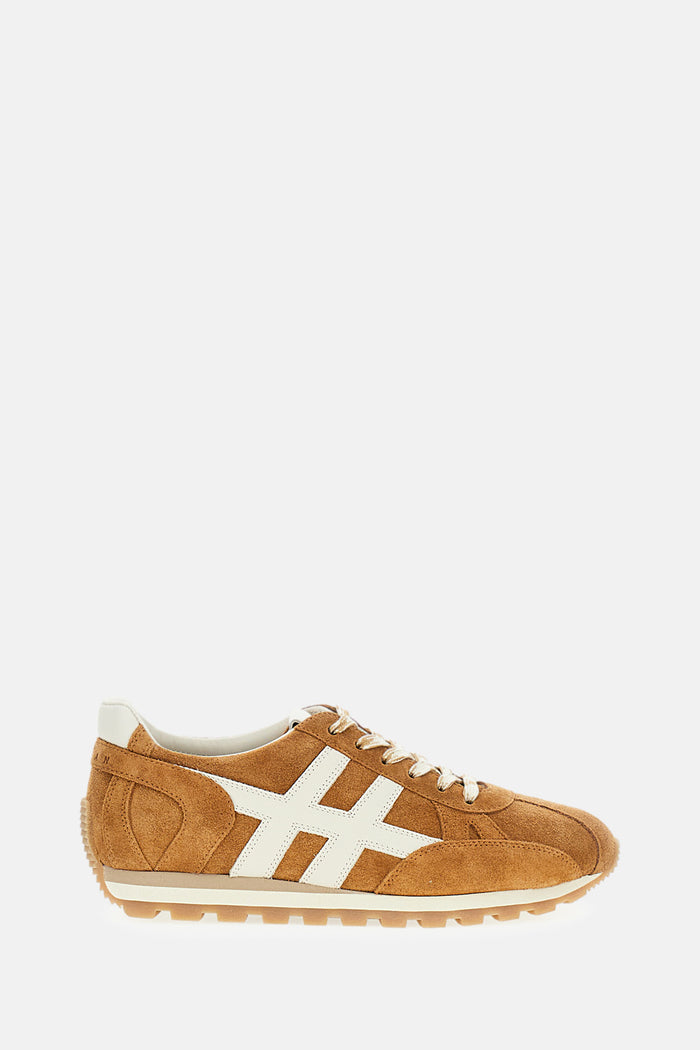 Hogan Sneakers Brown Calfskin