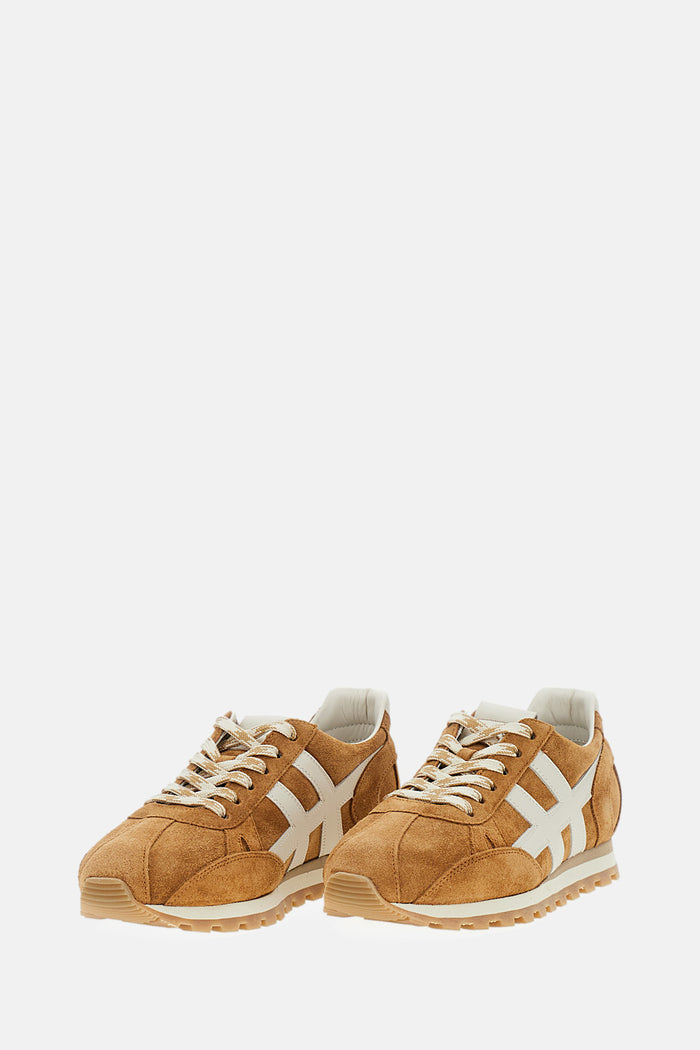 Hogan Sneakers Brown Calfskin