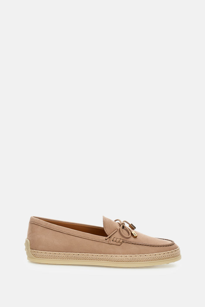 Tods Flat shoes Beige Calfskin
