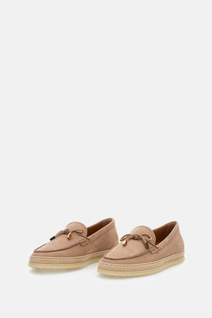 Tods Flat shoes Beige Calfskin