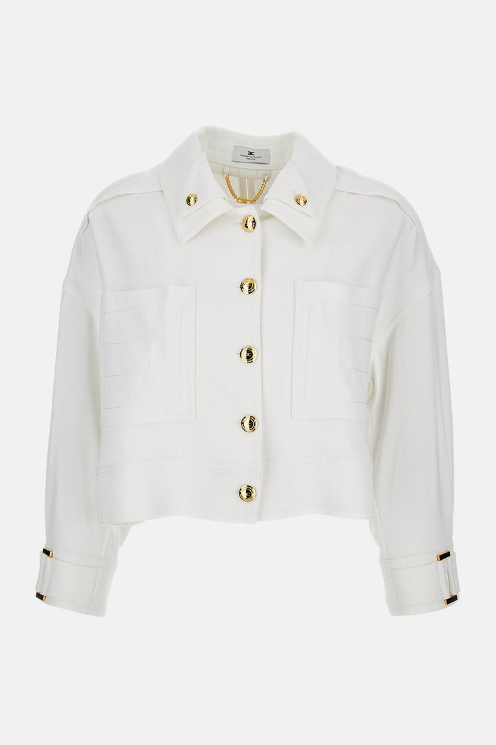 Elisabetta Franchi Jackets White Vi Ea