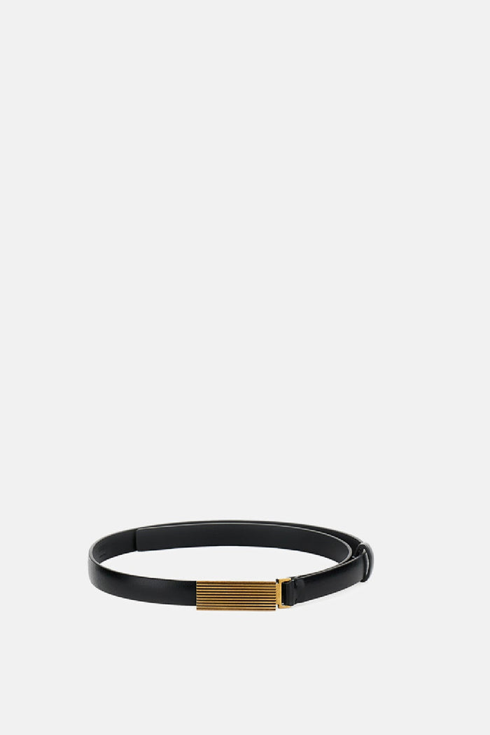 KHAITE Belts Black Calfskin