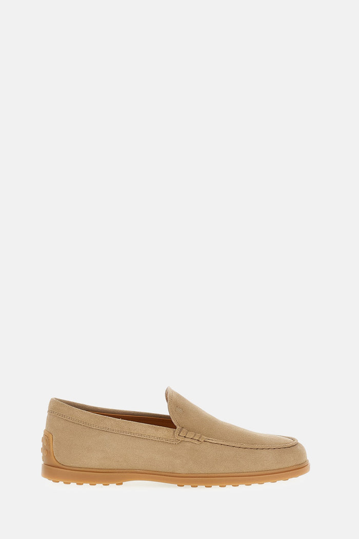 Tods Flat shoes Beige Calfskin