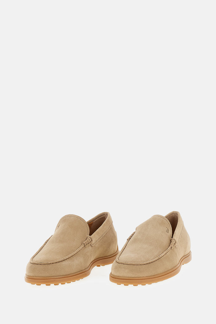 Tods Flat shoes Beige Calfskin