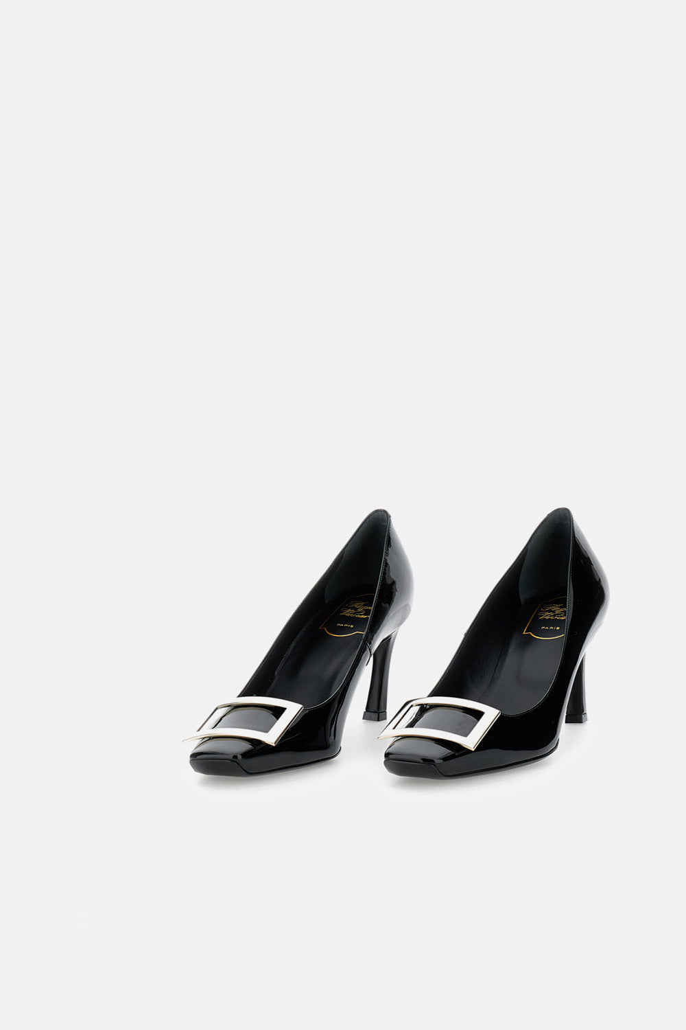 Roger Vivier With Heel Black Calfkin