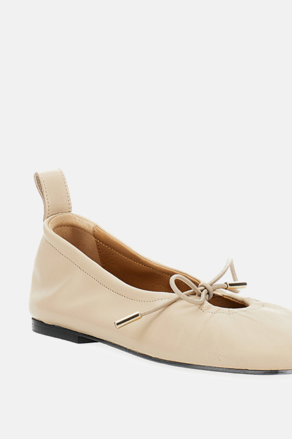 ALOHAS Flat shoes Beige Sheep Leather