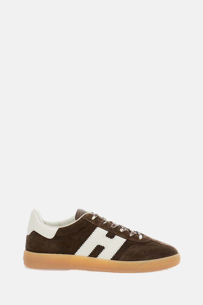Hogan Sneakers Brown Calfskin Mutton Leather