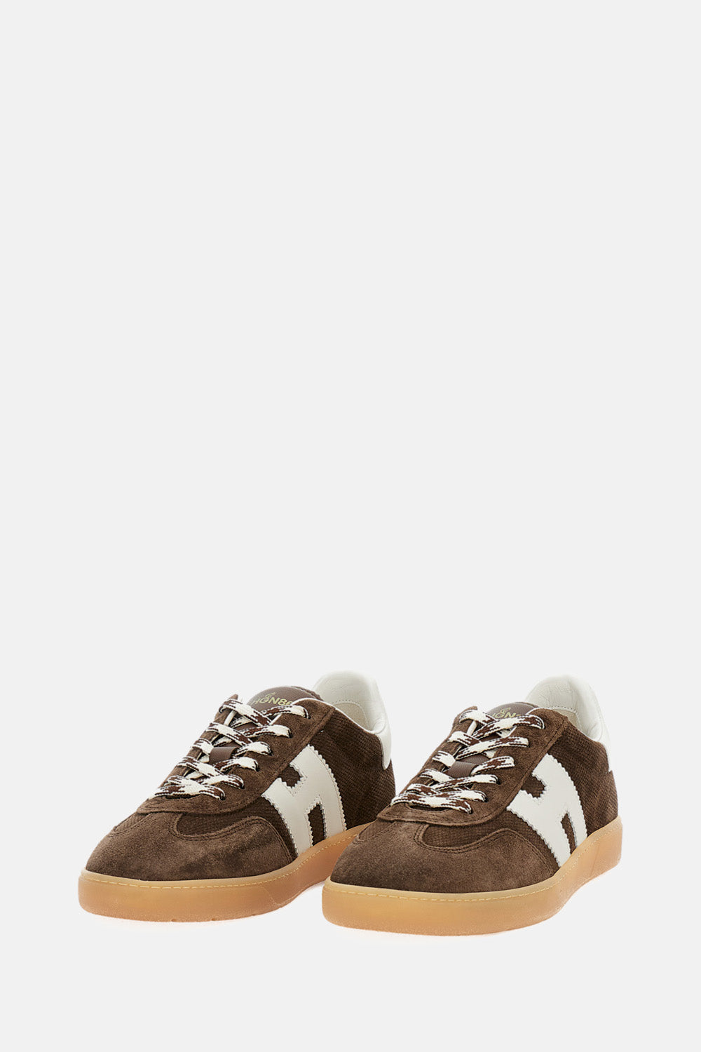 Hogan Sneakers Brown Calfskin Mutton Leather