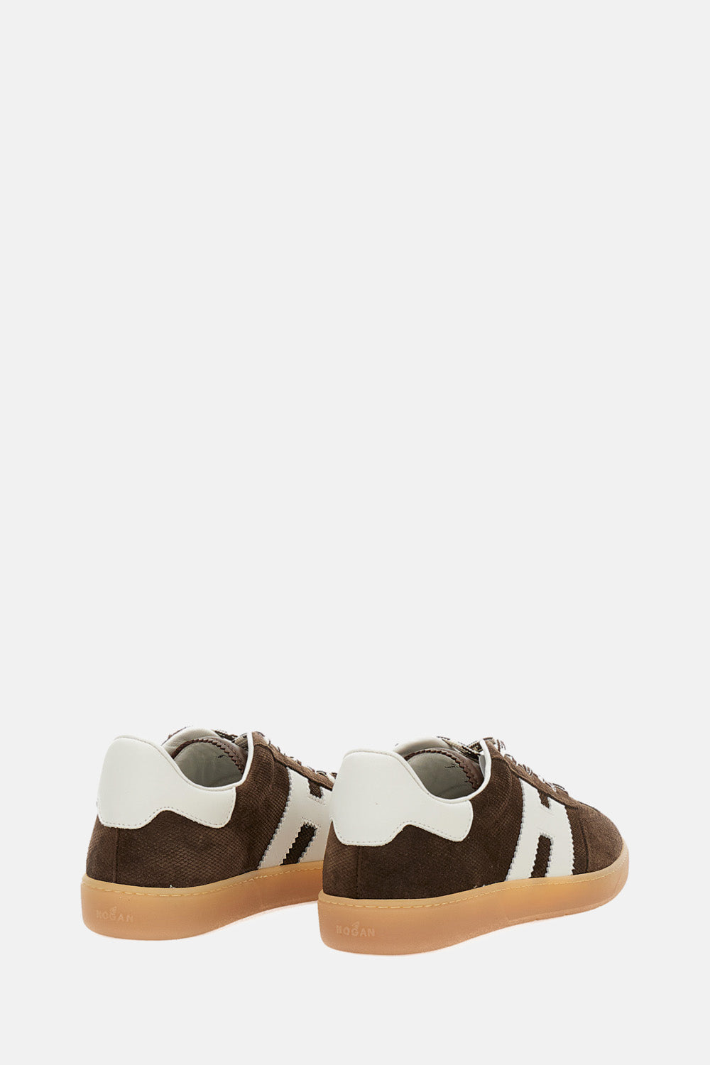 Hogan Sneakers Brown Calfskin Mutton Leather