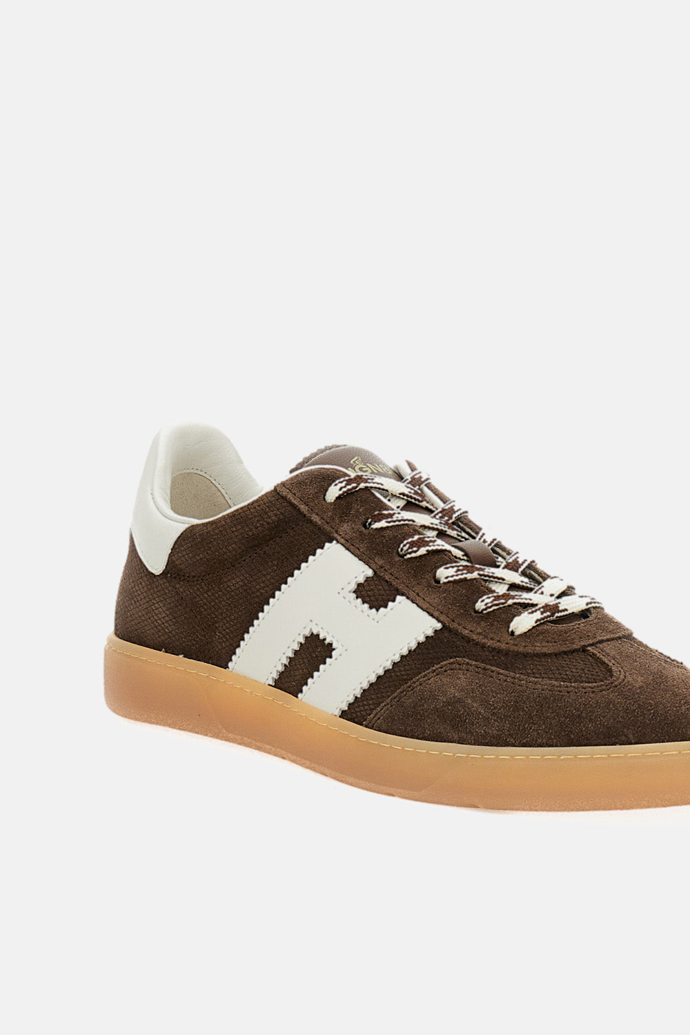 Hogan Sneakers Brown Calfskin Mutton Leather