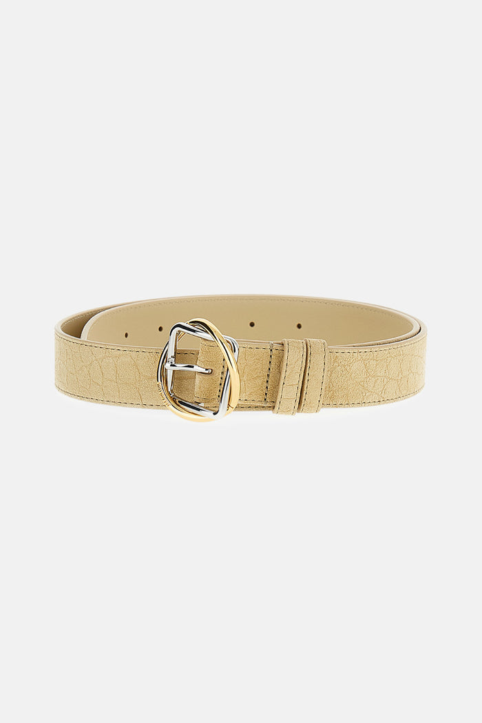 JACQUEMUS Belts Beige Calf Leather