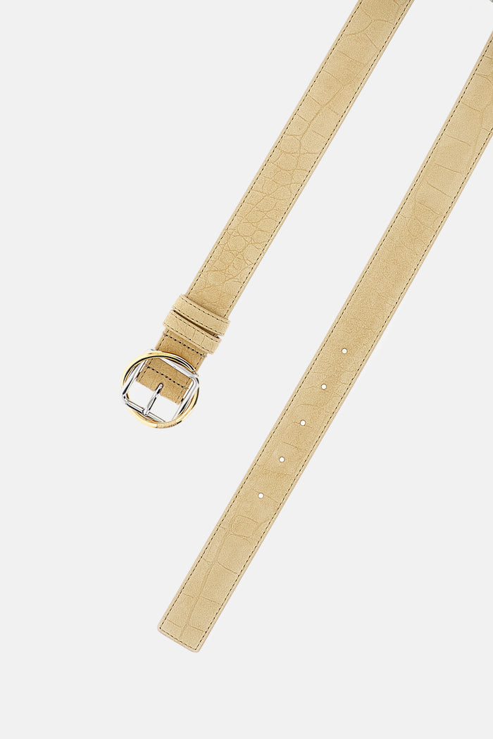 JACQUEMUS Belts Beige Calf Leather