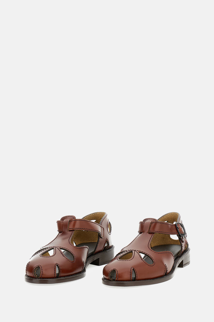 HEREU Sandals Brown Calf Leather