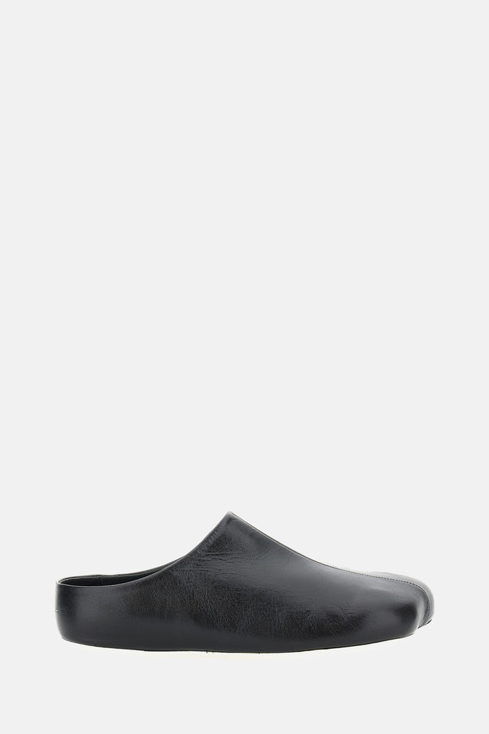 MM6 Maison Margiela Flat shoes Black Cow Leather