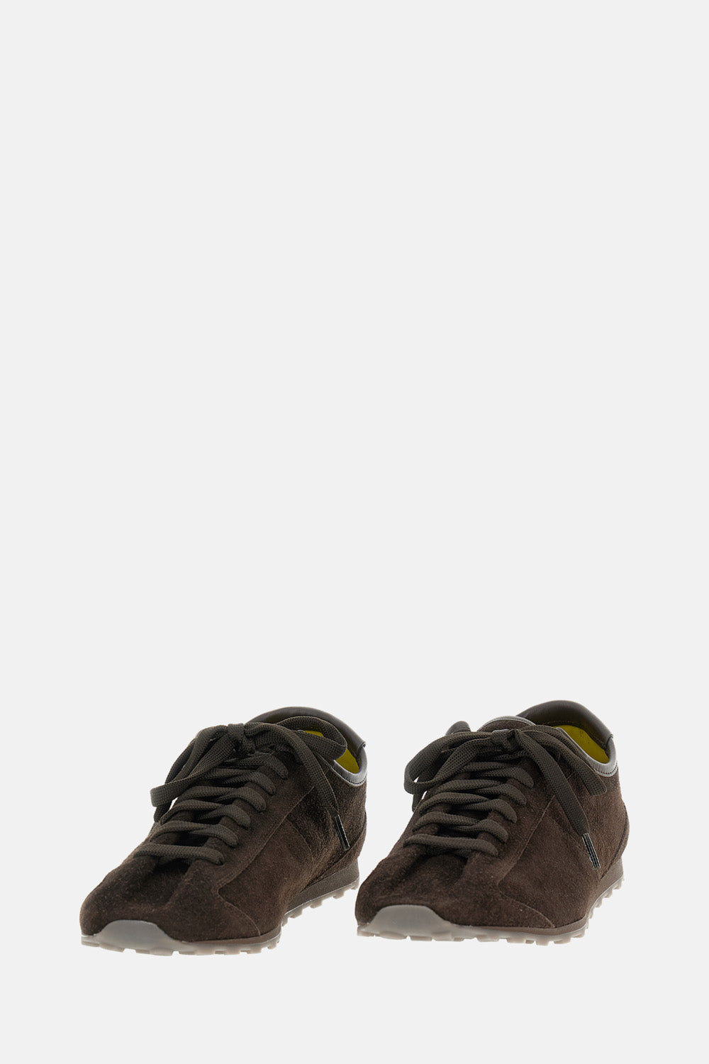 JACQUEMUS Sneakers Brown Lamb Leather