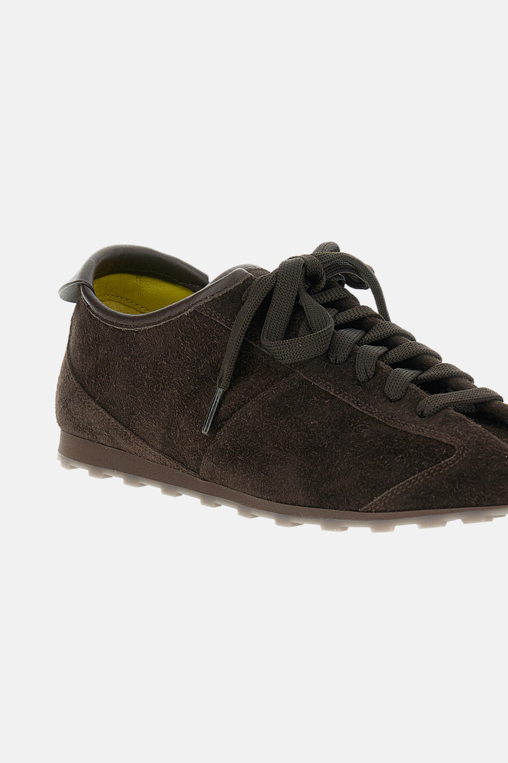 JACQUEMUS Sneakers Brown Lamb Leather