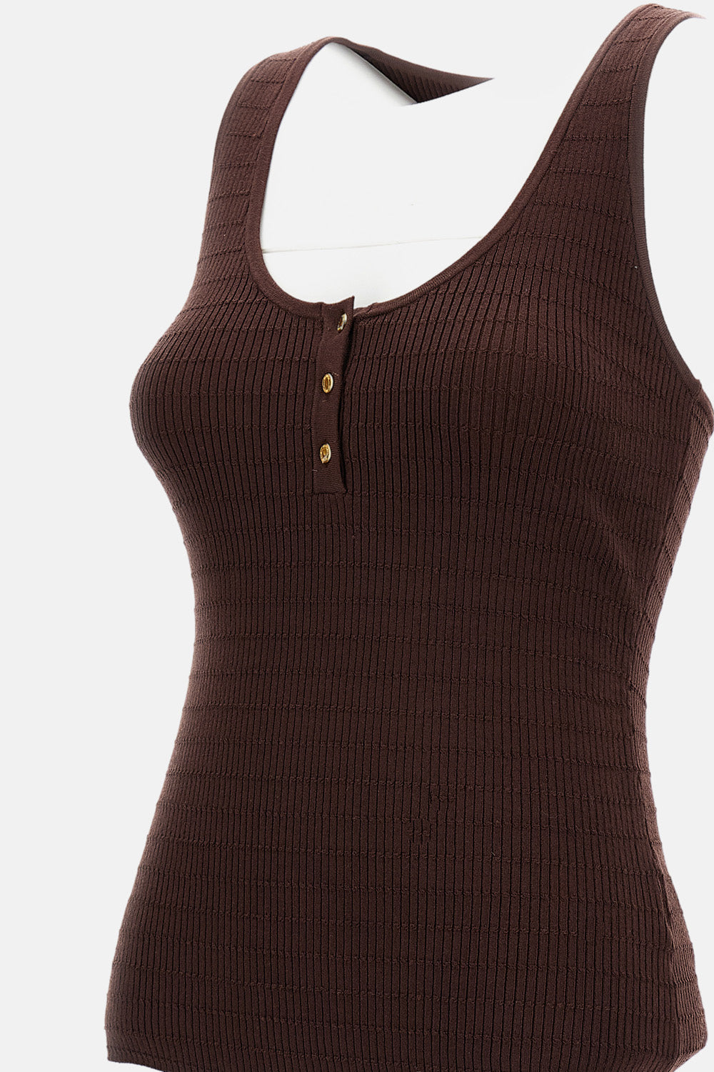 Elisabetta Franchi Top Brown Ly Pase