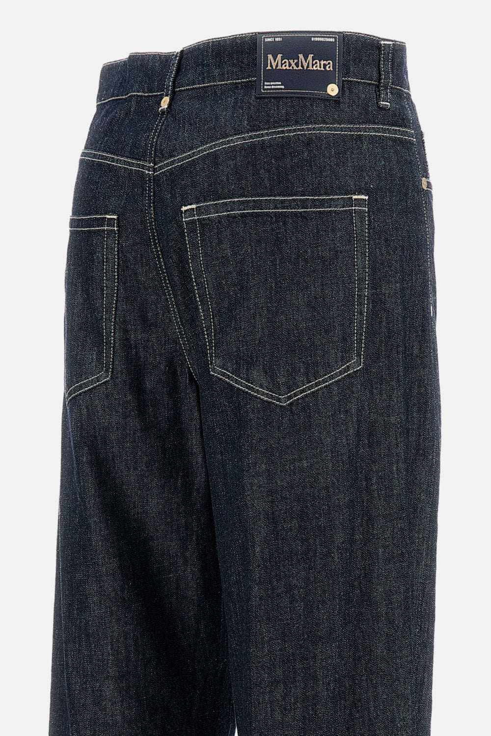 S Max Mara Jeans Blue Co Kapok