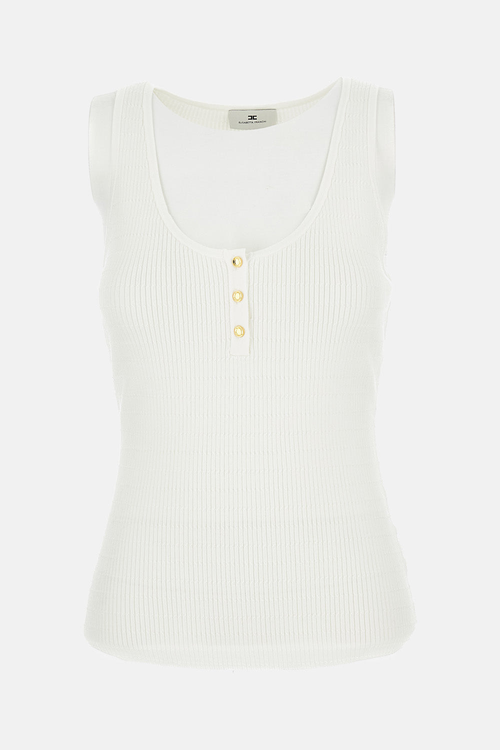 Elisabetta Franchi Top White Ly Pase