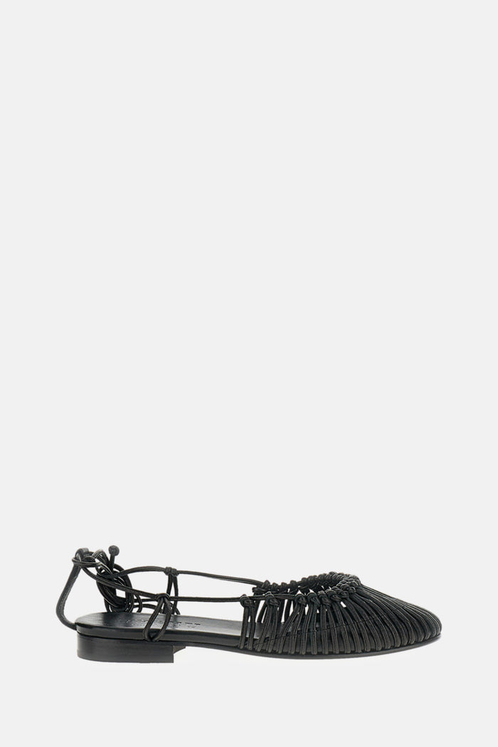 HEREU Sandals Black Lambskin