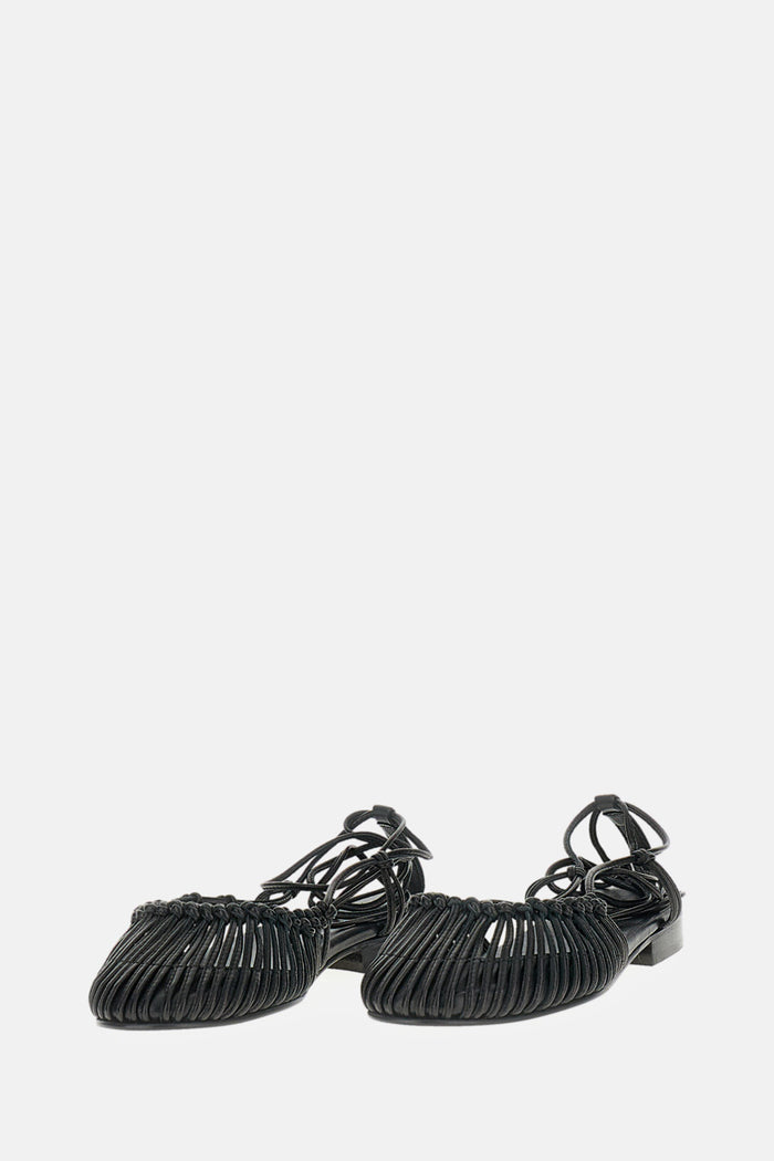 HEREU Sandals Black Lambskin