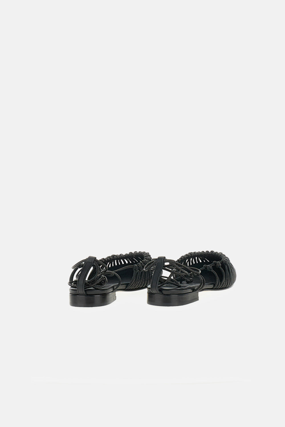 HEREU Sandals Black Lambskin