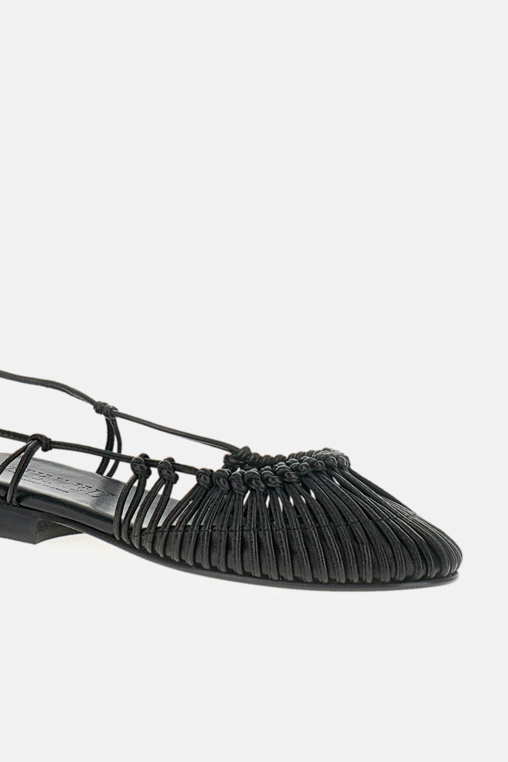 HEREU Sandals Black Lambskin