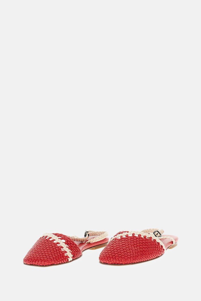 HEREU Sandals Red Lambskin
