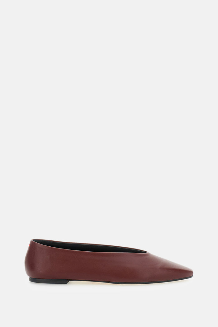 AEYDE Flat shoes Red Nappa Leather