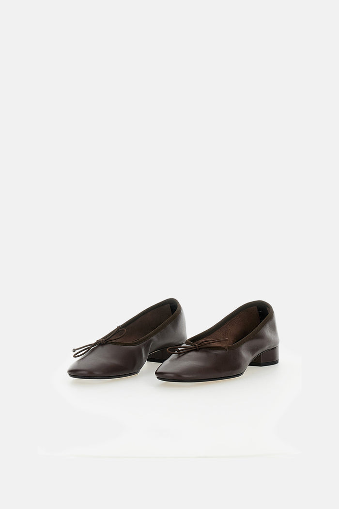 AEYDE Flat shoes Brown Nappa Leather