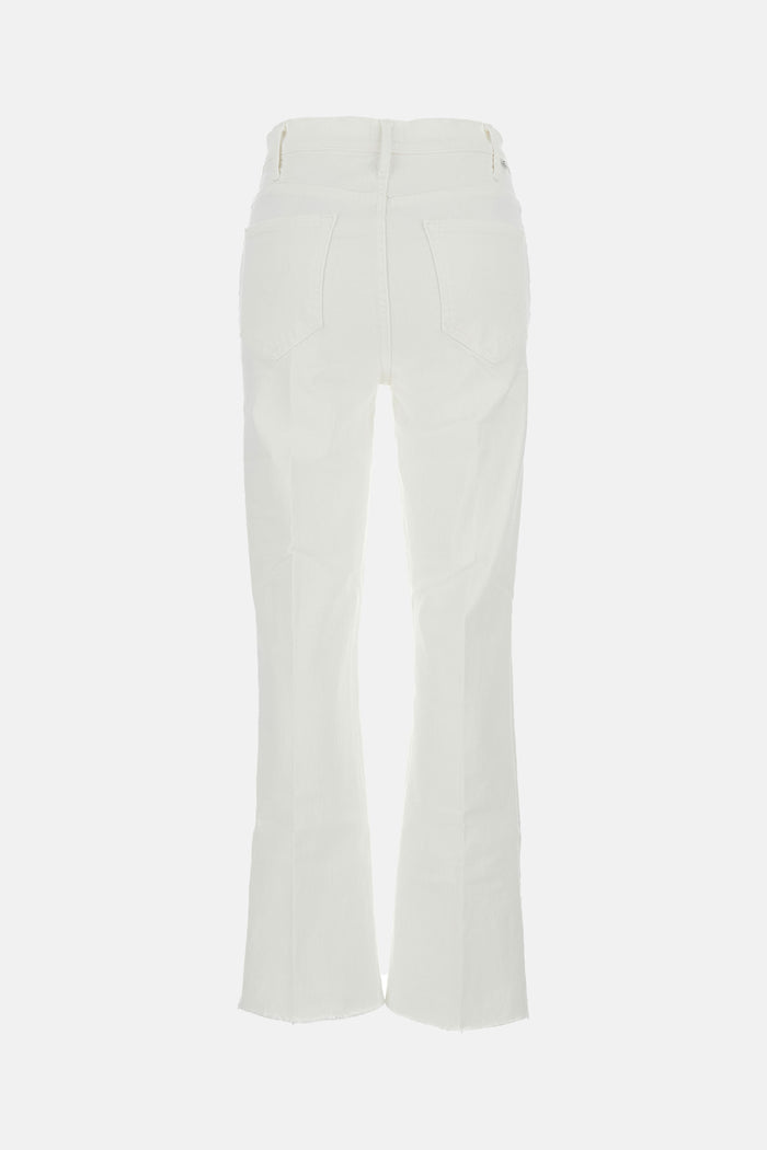 Mother Jeans White Co Pl Ea