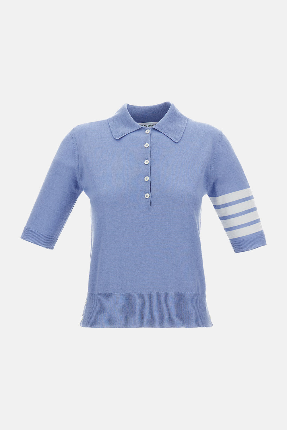 Thom Browne T-shirts and Polos Clear Blue Virgin Wool
