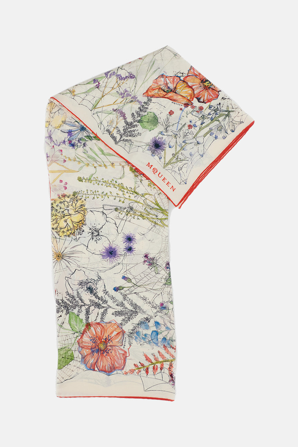 Alexander McQueen Scarfs MultiColour Silk