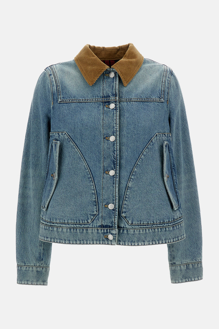 Alexander Mcqueen Jackets Clear Blue