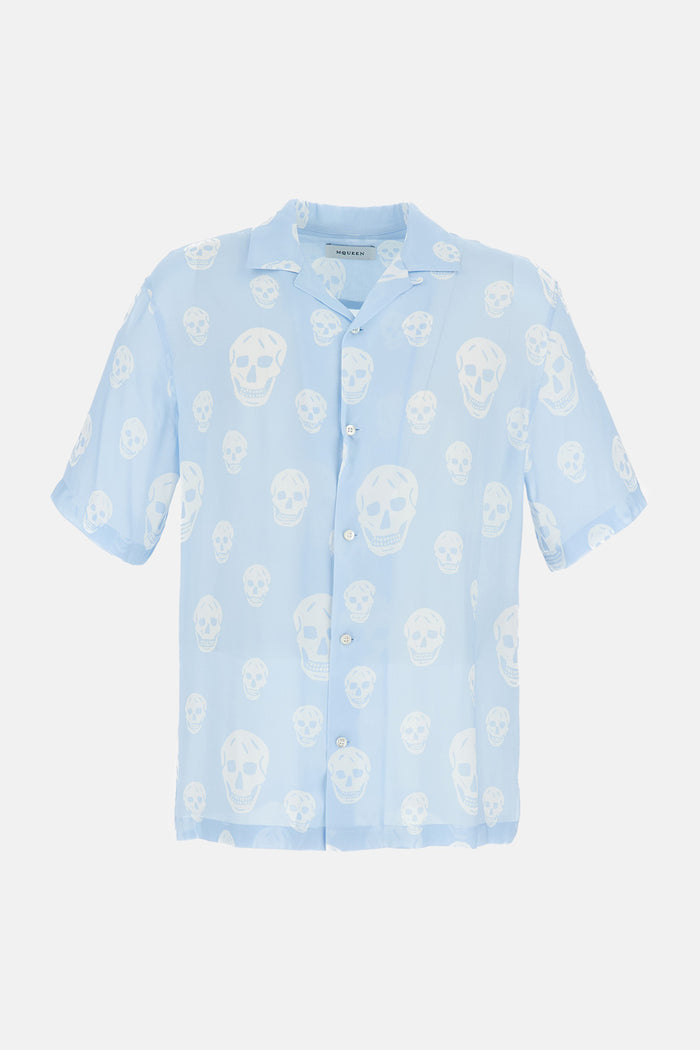Alexander Mcqueen Shirts Clear Blue