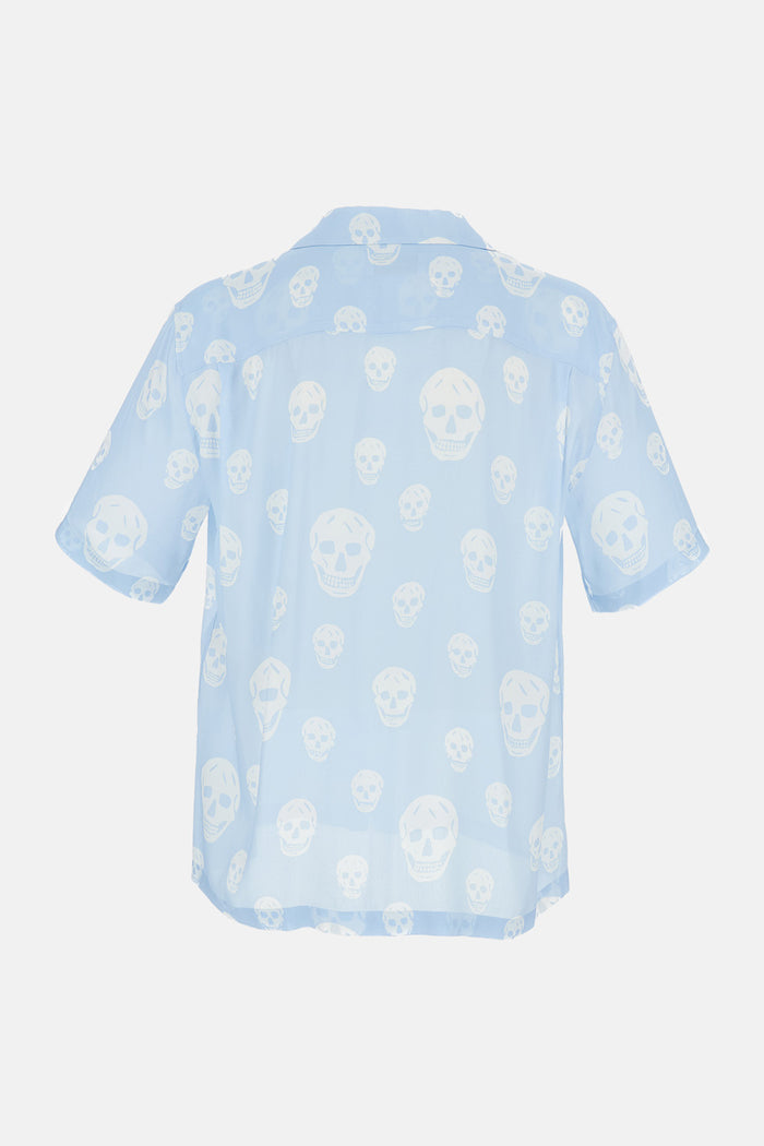 Alexander Mcqueen Shirts Clear Blue