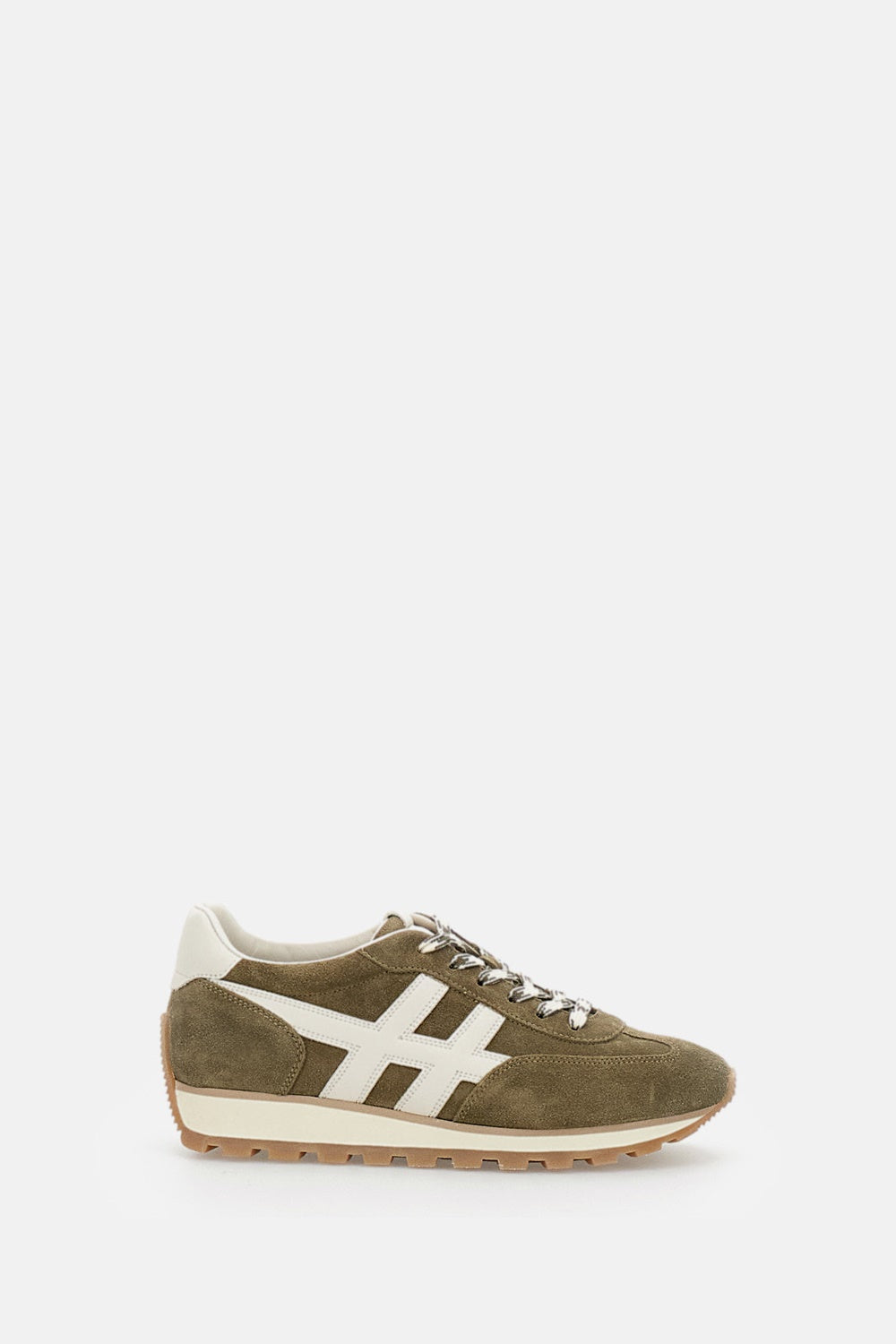 Hogan Sneakers Green Calfskin