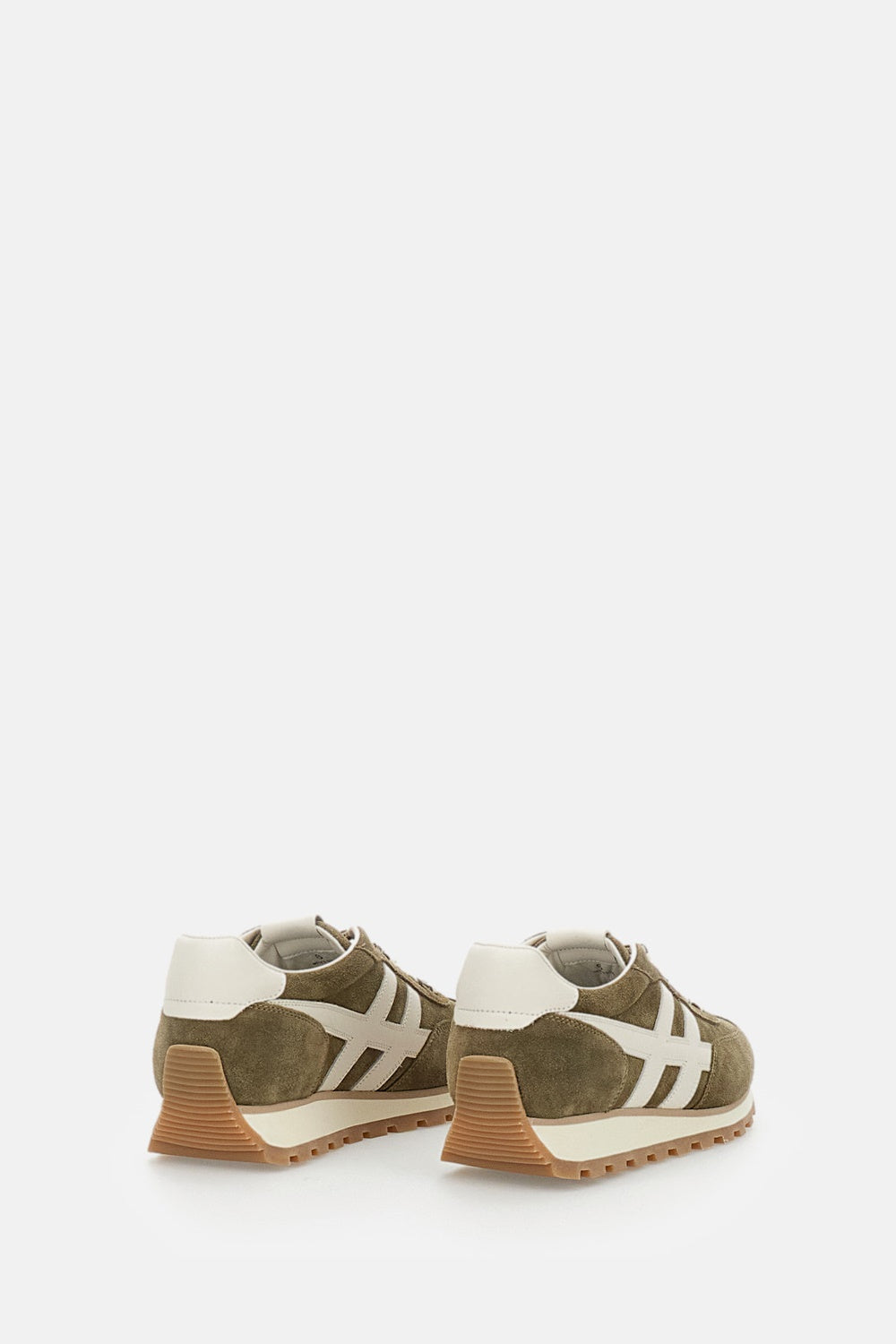 Hogan Sneakers Green Calfskin