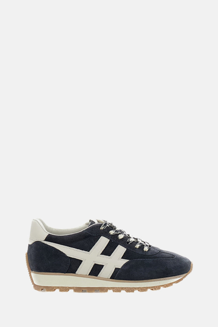 Hogan Sneakers Blue Calfskin