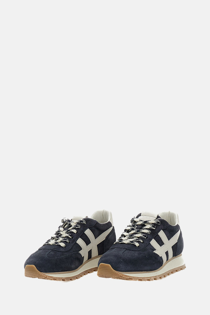 Hogan Sneakers Blue Calfskin