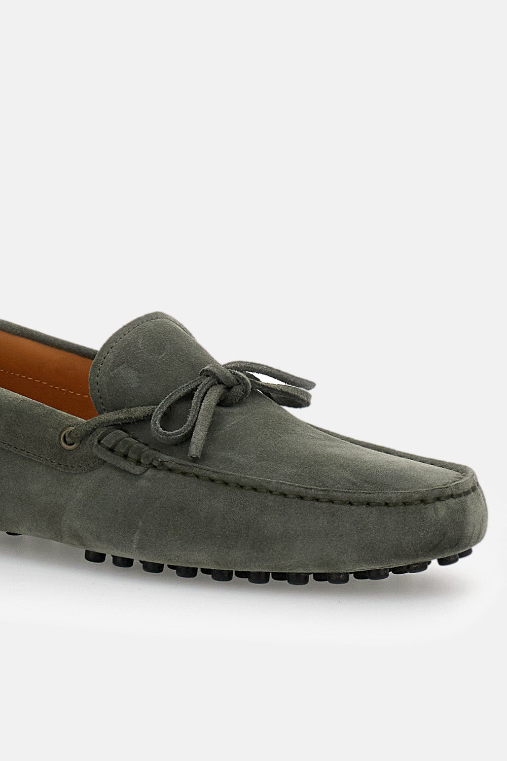 Tods Flat shoes Green Calfskin