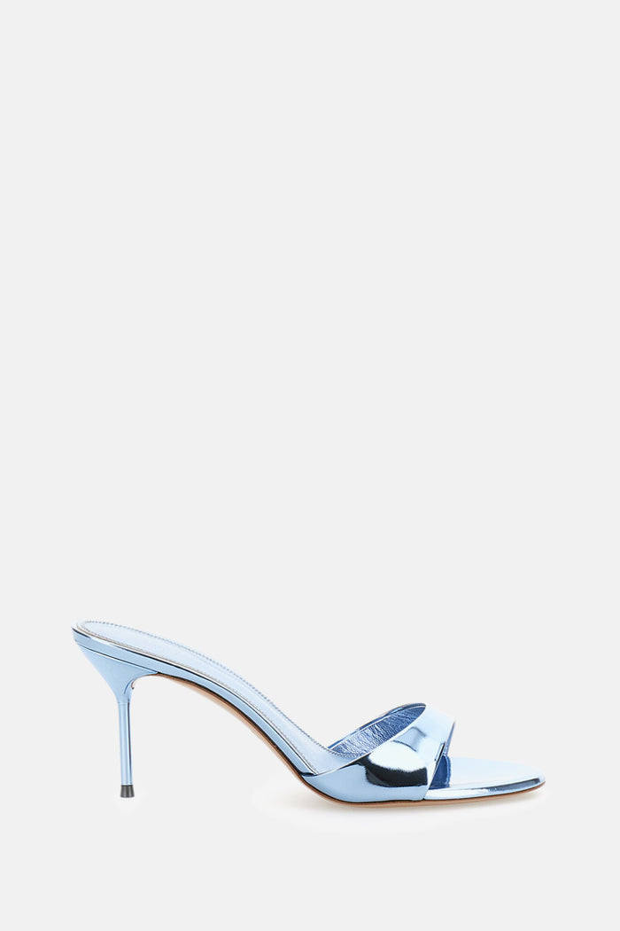 Paris Texas With Heel Clear Blue Pvc Leather