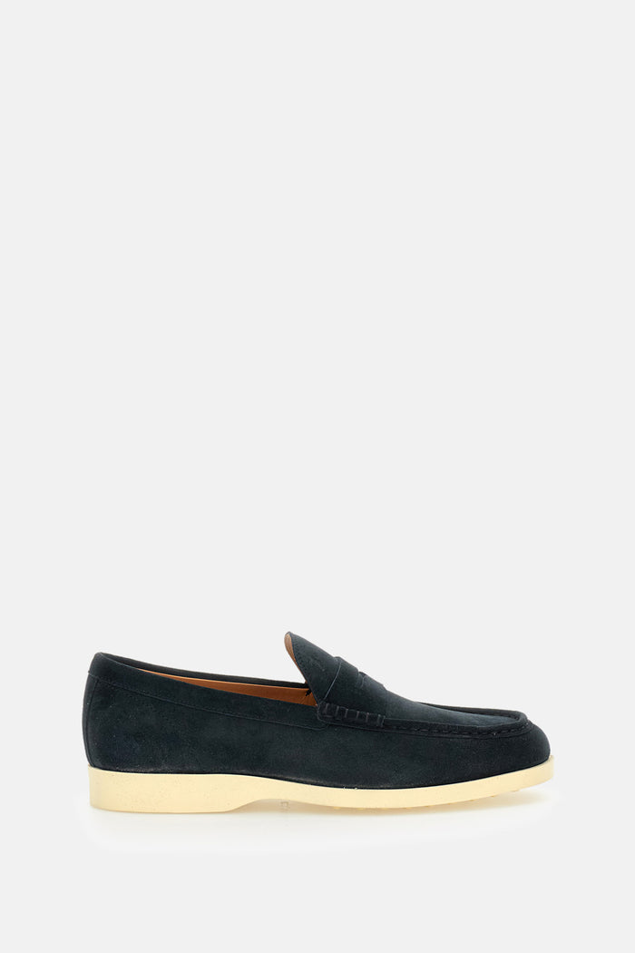 Tods Flat shoes Blue Calfskin